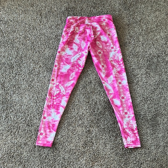 SKETCHERS pink tye dye leggings size S - Picture 5 of 5